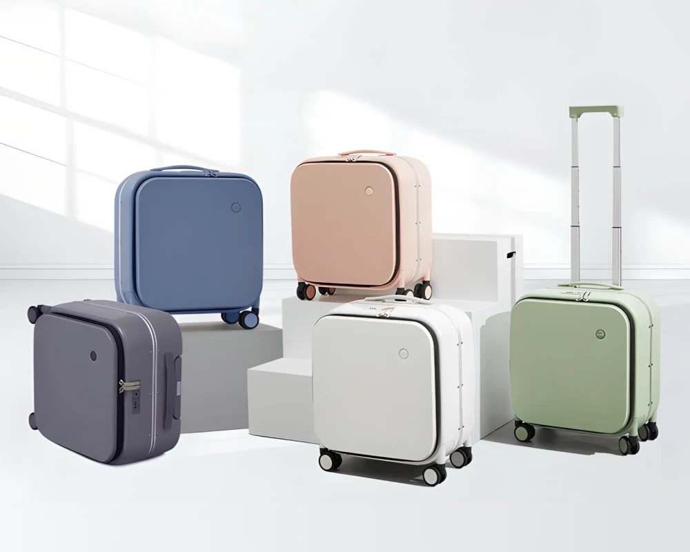 cute hardshell suitcase