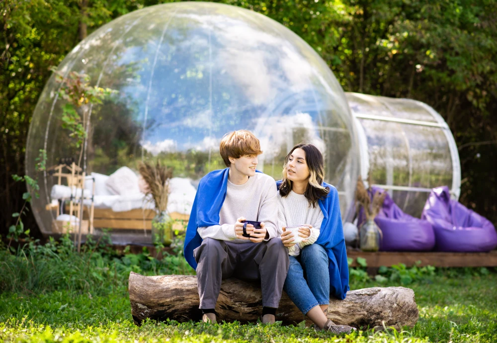 bubble tent picnic